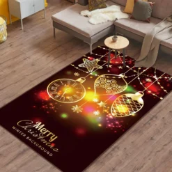 3D String Lights 55140 Christmas Non Slip Rug Mat Room Mat Quality Elegant Photo Carpet Xmas -Amscan Sales Store 05034ee104b540532f21c56f8d692f4c