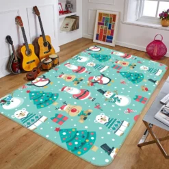 3D Snowman Tree Santa 54260 Christmas Non Slip Rug Mat Room Mat Quality Elegant Photo Carpet Xmas -Amscan Sales Store 051fccf52d8cb9d8690d03aa28bfe20e