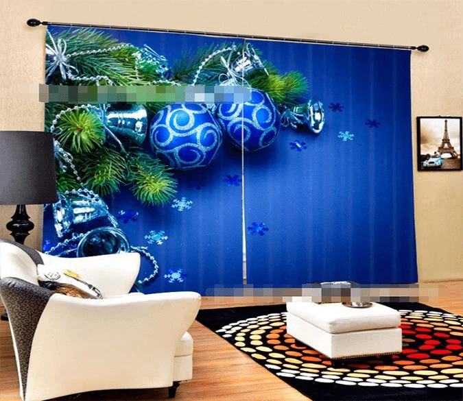 3D Christmas Tree Twinkle Balls 2065 Blockout Photo Curtain Printing Curtains Drapes Fabric Window 3 3D Christmas Tree Twinkle Balls 2065 Blockout Photo Curtain Printing Curtains Drapes Fabric Window
