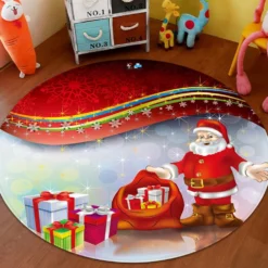 3D Gift Santa 66015 Christmas Round Non Slip Rug Mat Room Mat Quality Elegant Photo Carpet Xmas 6 3D Gift Santa 66015 Christmas Round Non Slip Rug Mat Room Mat Quality Elegant Photo Carpet Xmas -Amscan Sales Store 05fa6573fc1c70ee711d7a2703f28215
