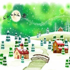 3D Christmas Town 29 Wallpaper Mural Wall Mural Wall Murals Removable Wallpaper Self-adhesive Vinyl -Amscan Sales Store 060f0f8fb538d20b9b971bdf8847528b