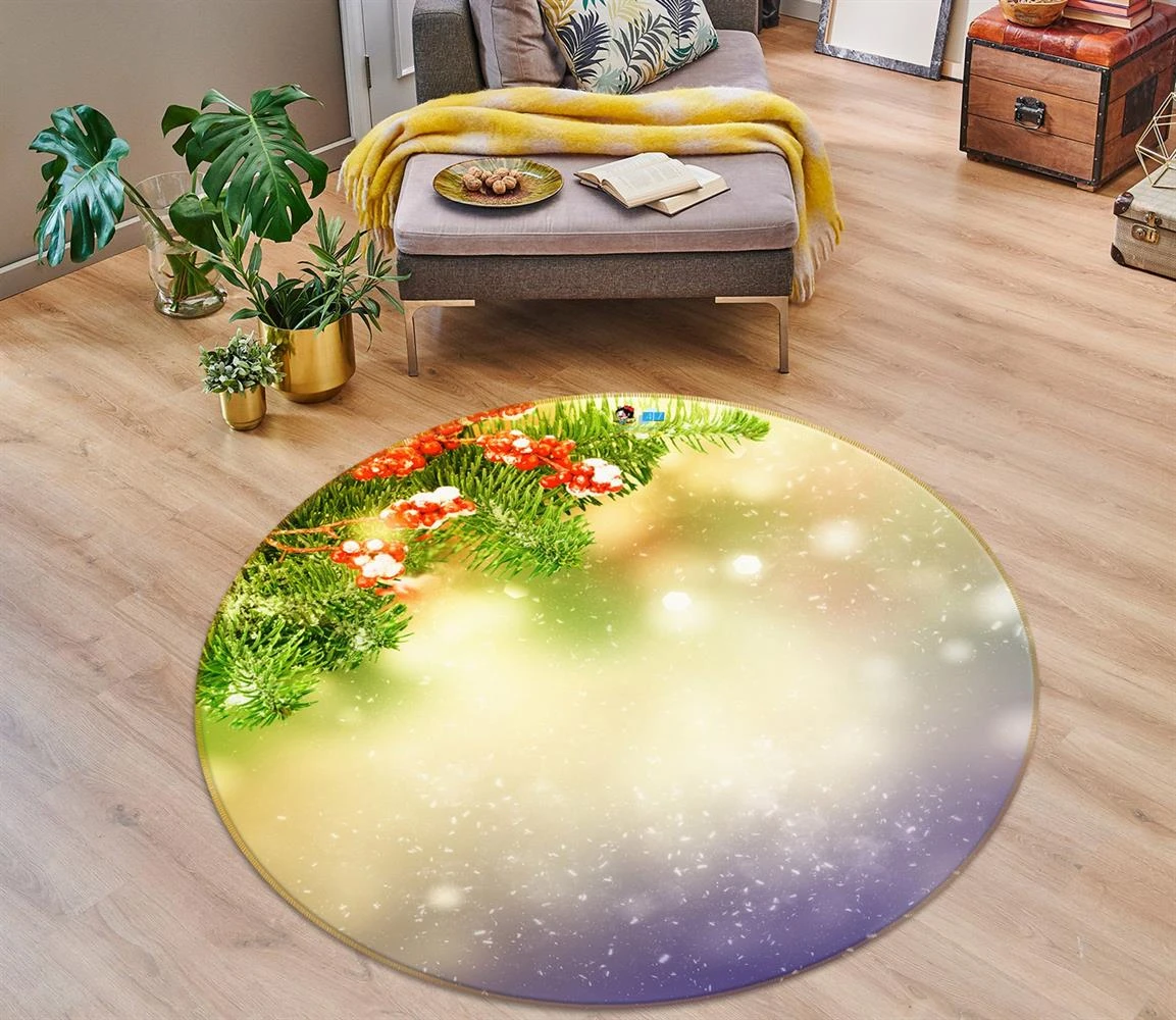 3D Branches Light Shadow 54172 Christmas Round Non Slip Rug Mat Room Mat Quality Elegant Photo Carpe 3 3D Branches Light Shadow 54172 Christmas Round Non Slip Rug Mat Room Mat Quality Elegant Photo Carpe