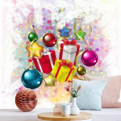 3D Christmas Pretty Gifts 42 Wallpaper Mural Wall Mural Wall Murals Removable Wallpaper Woven Paper