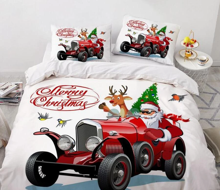 3D Christmas Tree Car 9146 Bed Pillowcases Quilt Cover Set Bedding Set Pillowcases Duvet Cover KING 3 3D Christmas Tree Car 9146 Bed Pillowcases Quilt Cover Set Bedding Set Pillowcases Duvet Cover KING