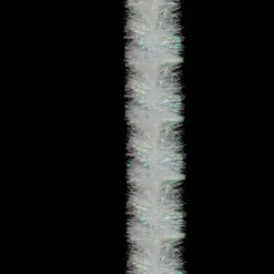 5x 2.5m Christmas Tinsel Xmas Garland Sparkly Snowflake Party Natural Home Décor - White Pearlescent
