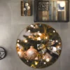 3D Ball Ball Bow Pendant 54113 Christmas Round Non Slip Rug Mat Room Mat Quality Elegant Photo Carpe