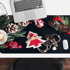3D Decorative Christmas 017 Non-slip Office Desk Mouse Mat Large Keyboard Pad Game