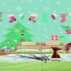 3D Christmas Stocking Ornaments 091 Wallpaper Mural Wall Mural Wall Murals Removable Wallpaper Woven -Amscan Sales Store 0ef5677c24f00738bd8728a359da2dbc
