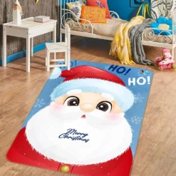 3D Santa Claus 55119 Christmas Non Slip Rug Mat Room Mat Quality Elegant Photo Carpet Xmas