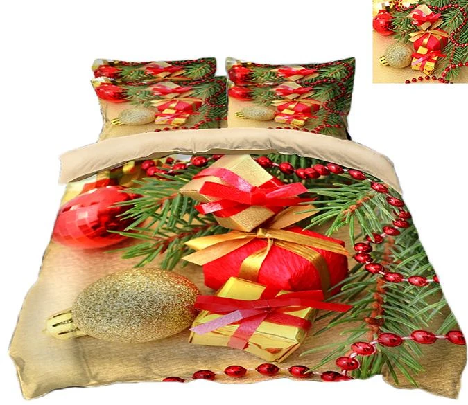 3D Christmas Red Beads Gift Box 79 Bed Pillowcases Quilt Cover Set Bedding Set Pillowcases Duvet Cov 3 3D Christmas Red Beads Gift Box 79 Bed Pillowcases Quilt Cover Set Bedding Set Pillowcases Duvet Cov