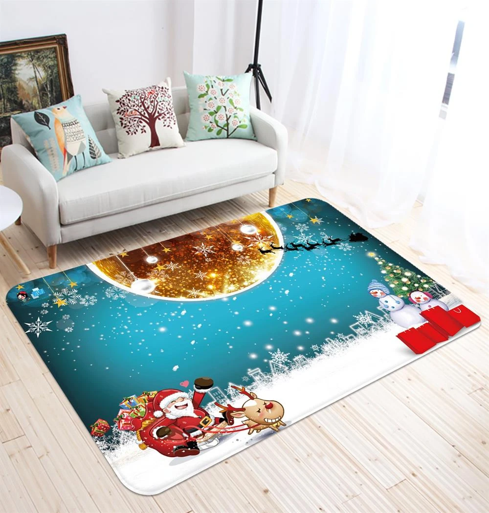 3D Snowfield Golden Ball 65206 Christmas Non Slip Rug Mat Room Mat Quality Elegant Photo Carpet Xmas 3 3D Snowfield Golden Ball 65206 Christmas Non Slip Rug Mat Room Mat Quality Elegant Photo Carpet Xmas