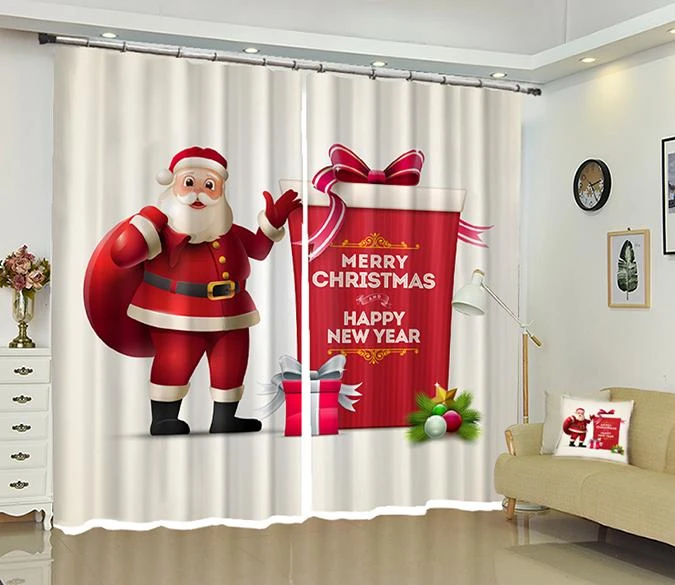 3D Big Gift Box Christmas 13 Blockout Photo Curtain Printing Curtains Drapes Fabric Window 3 3D Big Gift Box Christmas 13 Blockout Photo Curtain Printing Curtains Drapes Fabric Window