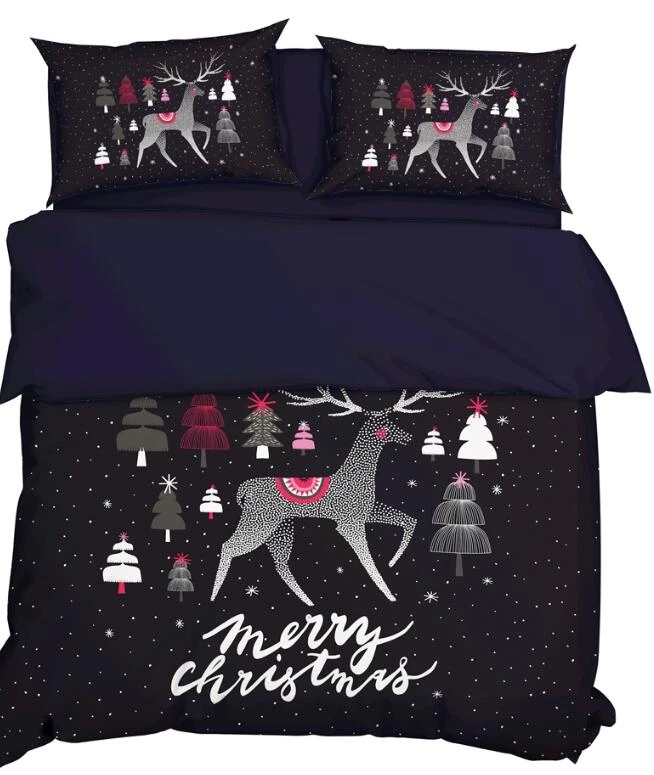 3D Deer Christmas Tree 11189 Bed Pillowcases Quilt Cover Set Bedding Set Pillowcases Duvet Cover KIN 4 3D Deer Christmas Tree 11189 Bed Pillowcases Quilt Cover Set Bedding Set Pillowcases Duvet Cover KIN - Image 2