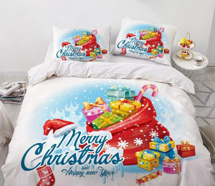 3D Christmas Gift 9150 Bed Pillowcases Quilt Cover Set Bedding Set Pillowcases Duvet Cover KING SING 3 3D Christmas Gift 9150 Bed Pillowcases Quilt Cover Set Bedding Set Pillowcases Duvet Cover KING SING