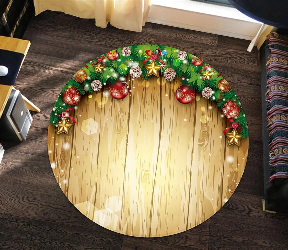 3D Board Christmas Decoration 098 Round Non Slip Rug Mat Room Mat Quality Elegant Photo Carpet 3 3D Board Christmas Decoration 098 Round Non Slip Rug Mat Room Mat Quality Elegant Photo Carpet