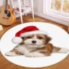 3D Christmas Hat Puppy 29096 Round Non Slip Rug Mat Room Mat Quality Elegant Photo Carpet 2 3D Christmas Hat Puppy 29096 Round Non Slip Rug Mat Room Mat Quality Elegant Photo Carpet -Amscan Sales Store 1d02190d5bbd7ae9b8f660f27d7277b8