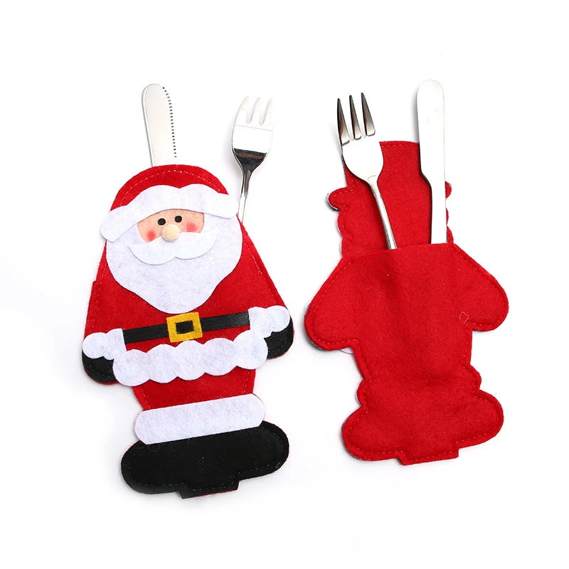 3 Pack Christmas Family Holiday Party Decorations Tableware Holder Silverware Holder 6 3 Pack Christmas Family Holiday Party Decorations Tableware Holder Silverware Holder - Image 4