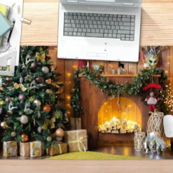 3D Tree Fireplace 51234 Christmas Non-slip Office Desk Mouse Mat Large Keyboard Pad Game Xmas -Amscan Sales Store 1ed2a09bd36e4180a37669633592b386