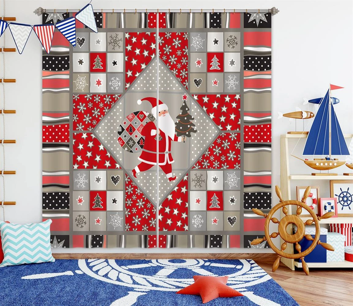 3D Santa Claus 52089 Christmas Blockout Photo Curtain Printing Curtains Drapes Fabric Window Xmas 3 3D Santa Claus 52089 Christmas Blockout Photo Curtain Printing Curtains Drapes Fabric Window Xmas