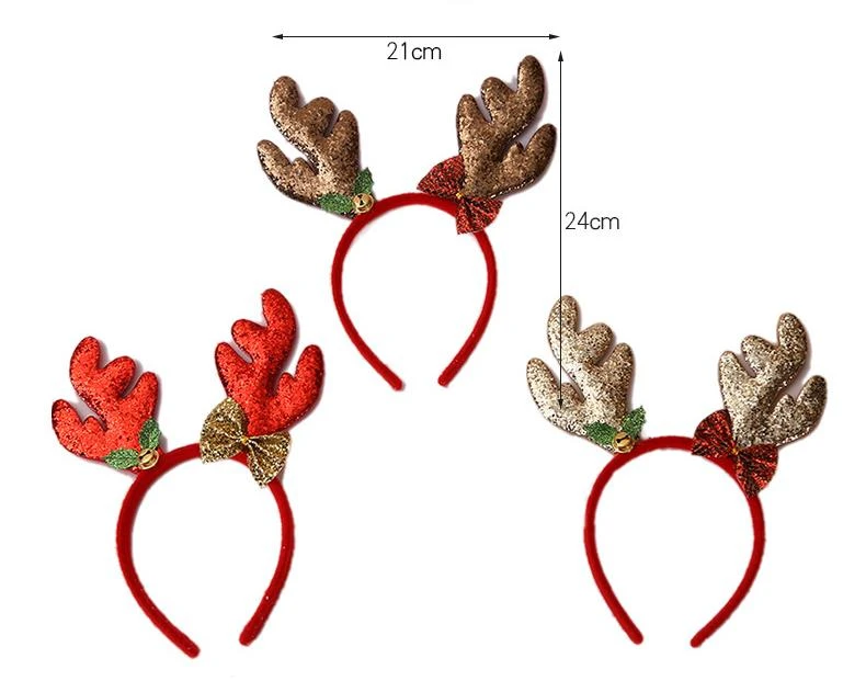 3 Pack Christmas Family Holiday Party Decorations Headbands Flexibility To Fit All Sizes 3 3 Pack Christmas Family Holiday Party Decorations Headbands Flexibility To Fit All Sizes