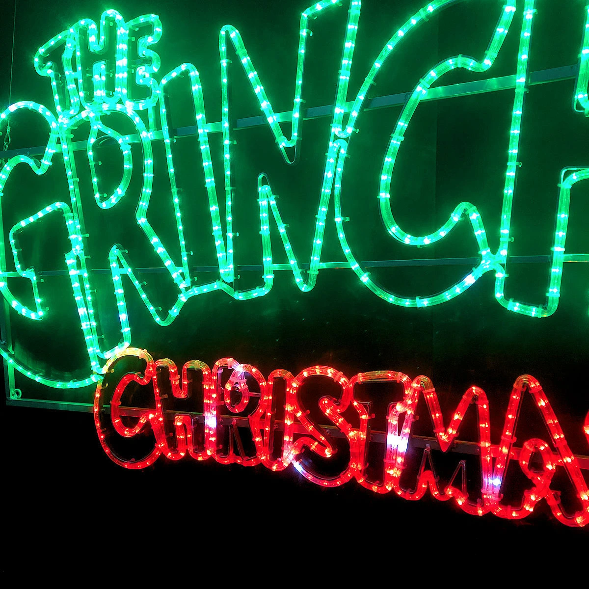 Green Elf Christmas Sign Rope Light Motif 150cm - Green, Red, White 4 Green Elf Christmas Sign Rope Light Motif 150cm - Green, Red, White - Image 2