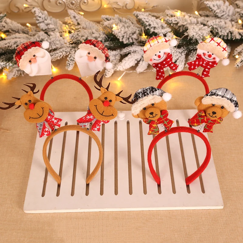 4 Pack Christmas Family Holiday Party Decorations Headbands Flexibility To Fit All Sizes 7 4 Pack Christmas Family Holiday Party Decorations Headbands Flexibility To Fit All Sizes - Image 5
