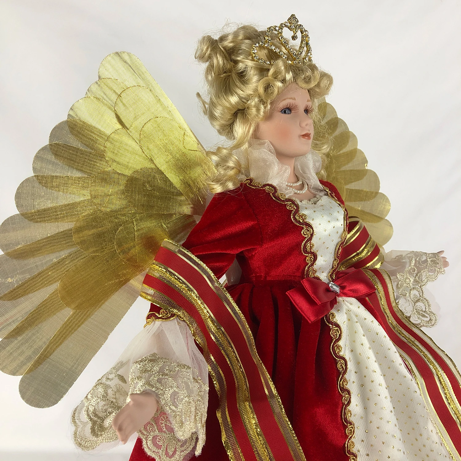 Christmas Complete Angel Red/Gold Animated 50cm 3 Christmas Complete Angel Red/Gold Animated 50cm - Image 2