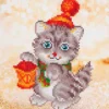 Diamond Dotz CHRISTMAS KITTEN GLOW DD3.013, 5D Diamond Art Kit 2 Diamond Dotz CHRISTMAS KITTEN GLOW DD3.013, 5D Diamond Art Kit -Amscan Sales Store 25199c1ed15de31abada4d21044ce675