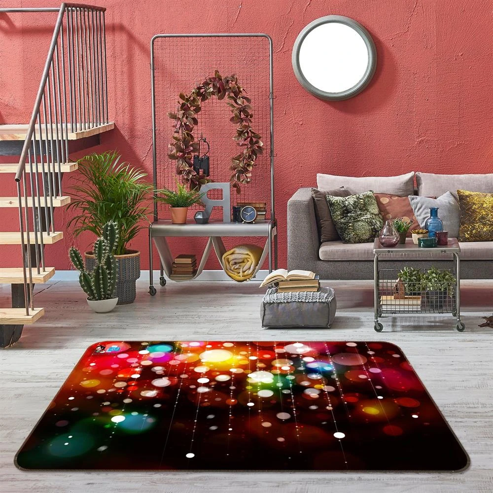 3D Color Aperture 55060 Christmas Non Slip Rug Mat Room Mat Quality Elegant Photo Carpet Xmas 4 3D Color Aperture 55060 Christmas Non Slip Rug Mat Room Mat Quality Elegant Photo Carpet Xmas - Image 2