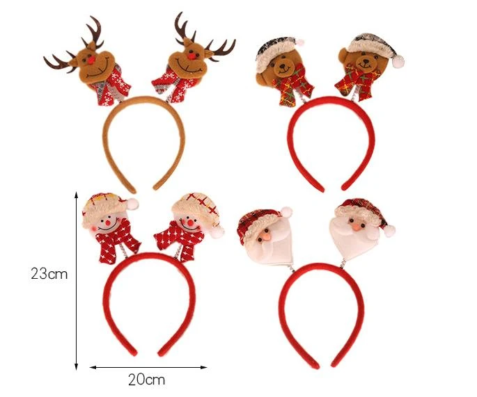 4 Pack Christmas Family Holiday Party Decorations Headbands Flexibility To Fit All Sizes 6 4 Pack Christmas Family Holiday Party Decorations Headbands Flexibility To Fit All Sizes - Image 4