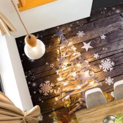 3D White Christmas Tree 1444 Floor WallPaper Murals Wall Print Decal Floor Mural Standard Vinyl (upt -Amscan Sales Store 26b956fb1c0eee6f8e5eb485a50a0835