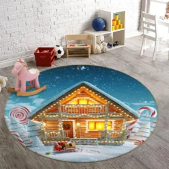 3D Snow House 54049 Christmas Round Non Slip Rug Mat Room Mat Quality Elegant Photo Carpet Xmas 6 3D Snow House 54049 Christmas Round Non Slip Rug Mat Room Mat Quality Elegant Photo Carpet Xmas -Amscan Sales Store 2753d410e4b0e2285150c5ca8d13ab24