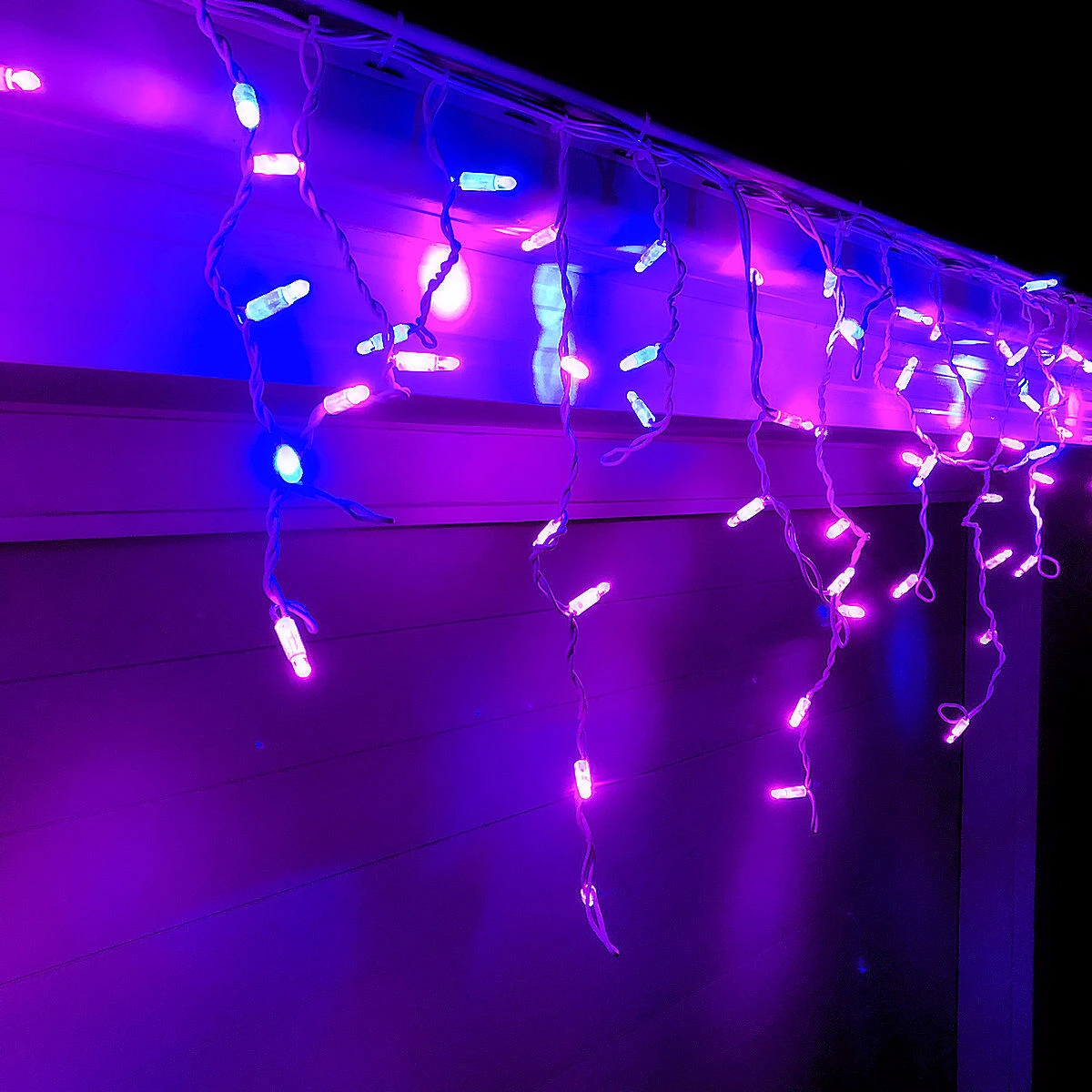 Christmas Complete Icicle Lights BLUE/PINK 4.8m - Blue/Pink 5 Christmas Complete Icicle Lights BLUE/PINK 4.8m - Blue/Pink - Image 3