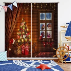 3D Tree Window Santa Claus 52009 Christmas Blockout Photo Curtain Printing Curtains Drapes Fabric Wi 7 3D Tree Window Santa Claus 52009 Christmas Blockout Photo Curtain Printing Curtains Drapes Fabric Wi -Amscan Sales Store 28f9cca682e99184f7addf24ccd216ec