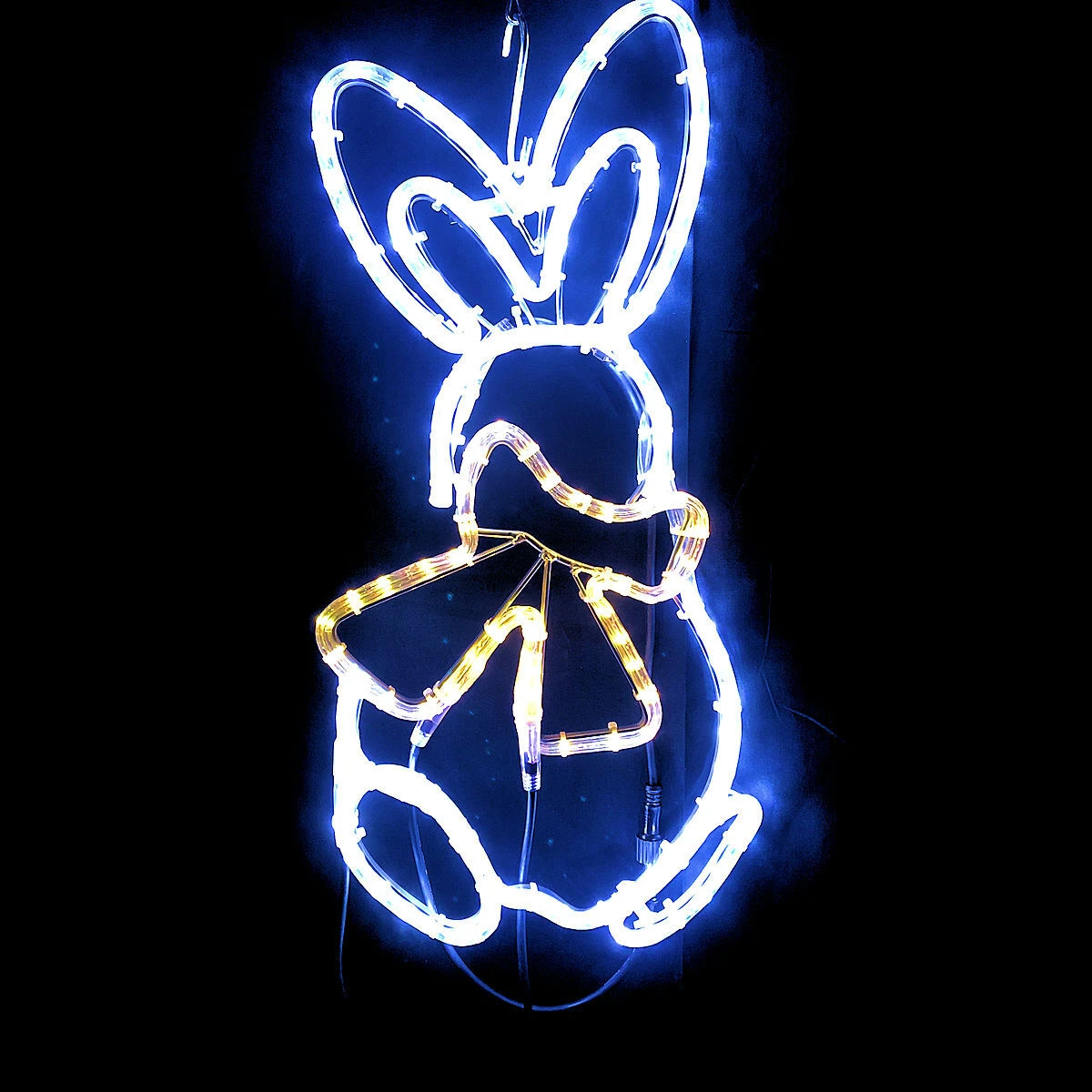 Christmas Complete Easter Bunny Girl Rope Light Motif 70cm - Multicolour 7 Christmas Complete Easter Bunny Girl Rope Light Motif 70cm - Multicolour - Image 6