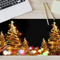 3D Tree Light 51165 Christmas Non-slip Office Desk Mouse Mat Large Keyboard Pad Game Xmas