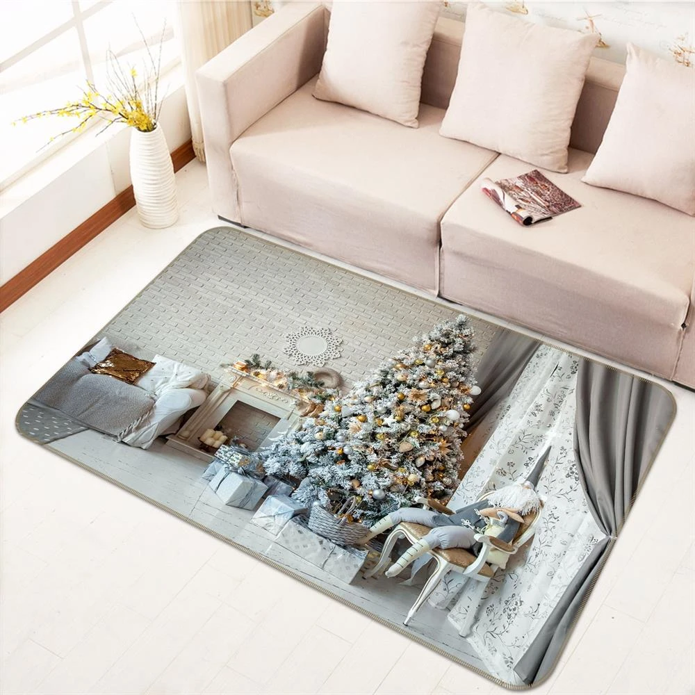 3D Christmas Tree 34214 Non Slip Rug Mat Room Mat Quality Elegant Photo Carpet 5 3D Christmas Tree 34214 Non Slip Rug Mat Room Mat Quality Elegant Photo Carpet - Image 3