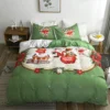 3D Green Christmas Gift 1072 Bed Pillowcases Quilt Cover Set Bedding Set Pillowcases Duvet Cover KIN