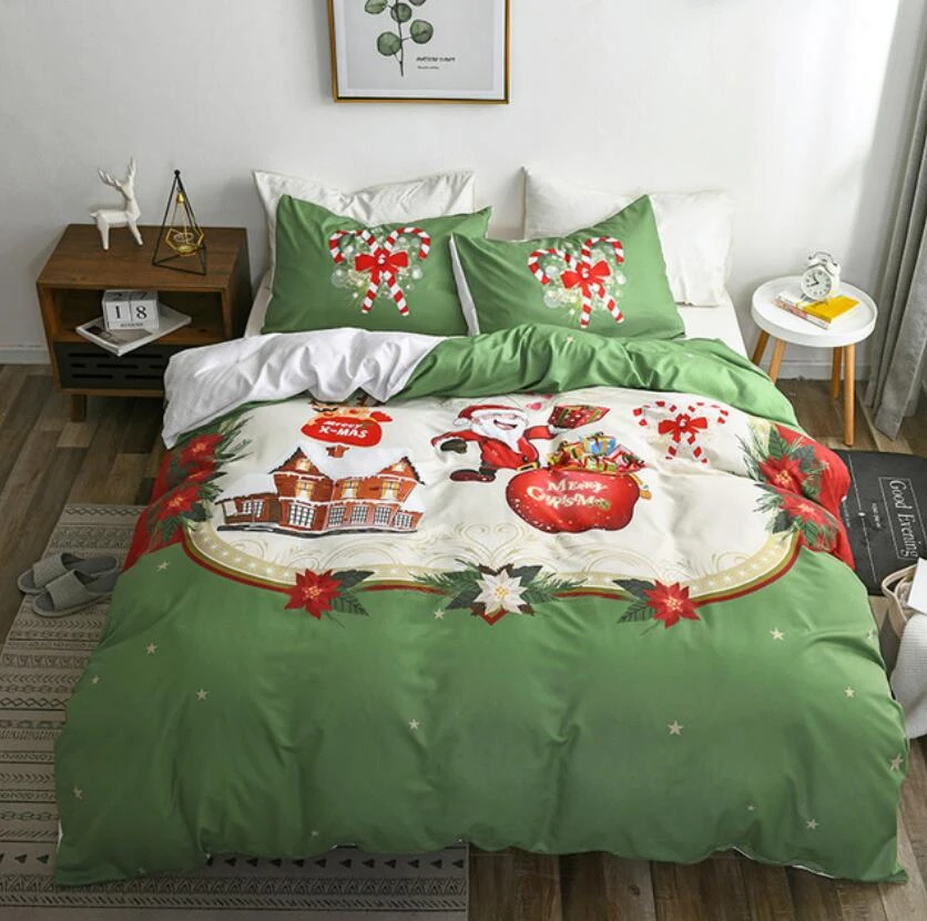 3D Green Christmas Gift 1072 Bed Pillowcases Quilt Cover Set Bedding Set Pillowcases Duvet Cover KIN 3 3D Green Christmas Gift 1072 Bed Pillowcases Quilt Cover Set Bedding Set Pillowcases Duvet Cover KIN