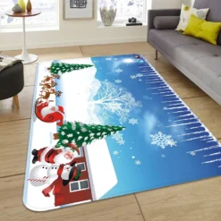 3D Snow House Tree Santa 65182 Christmas Non Slip Rug Mat Room Mat Quality Elegant Photo Carpet Xmas 7 3D Snow House Tree Santa 65182 Christmas Non Slip Rug Mat Room Mat Quality Elegant Photo Carpet Xmas -Amscan Sales Store 31960a8eef1c9f3c1e153d6a46204d09