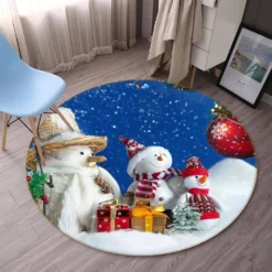 3D Snowman 54095 Christmas Round Non Slip Rug Mat Room Mat Quality Elegant Photo Carpet Xmas 7 3D Snowman 54095 Christmas Round Non Slip Rug Mat Room Mat Quality Elegant Photo Carpet Xmas -Amscan Sales Store 33664fb4f887a02bdd3bcaddfd89cc37