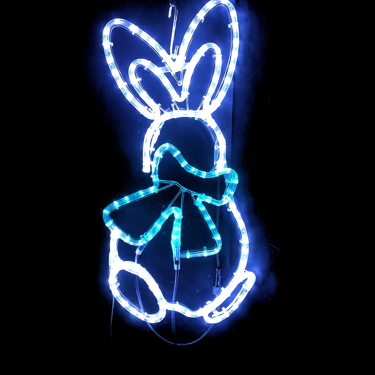 Christmas Complete Easter Bunny Girl Rope Light Motif 70cm - Multicolour 2 Christmas Complete Easter Bunny Girl Rope Light Motif 70cm - Multicolour