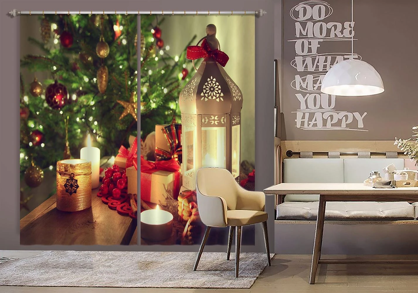 3D Candle Gift 52014 Christmas Blockout Photo Curtain Printing Curtains Drapes Fabric Window Xmas 3 3D Candle Gift 52014 Christmas Blockout Photo Curtain Printing Curtains Drapes Fabric Window Xmas