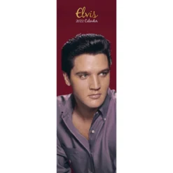 Elvis - 2022 Slim Slimline Wall Calendar New Year Christmas Gift