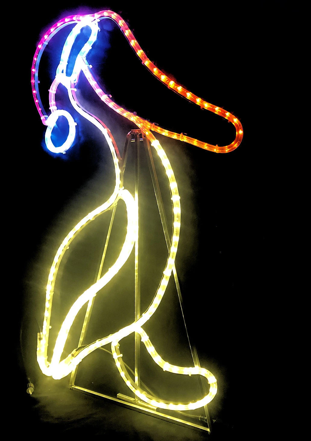 Christmas Pelican Rope Light Motif 100cm - Red, Warm White, Orange 3 Christmas Pelican Rope Light Motif 100cm - Red, Warm White, Orange