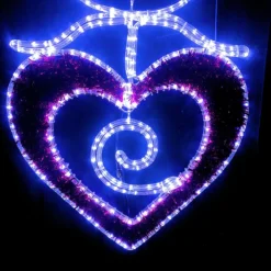 Christmas Complete Pink Heart With Bow Rope Light Motif 62cm - Pink, White 13 Christmas Complete Pink Heart With Bow Rope Light Motif 62cm - Pink, White -Amscan Sales Store 37d48031644146f070197f8078312a65