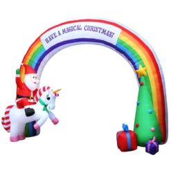 Jingle Jollys Christmas Inflatable Rainbow Archway Santa 3M Outdoor Decorations 14 Jingle Jollys Christmas Inflatable Rainbow Archway Santa 3M Outdoor Decorations -Amscan Sales Store 38021b4e1c082c154eb03b2e5cb3b5a2