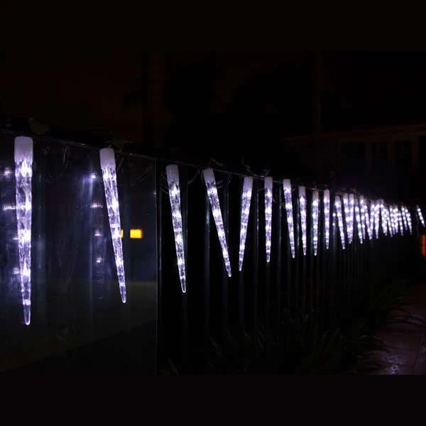 30 Head LED Icicle Tube Christmas Light White 24V DC 3 30 Head LED Icicle Tube Christmas Light White 24V DC