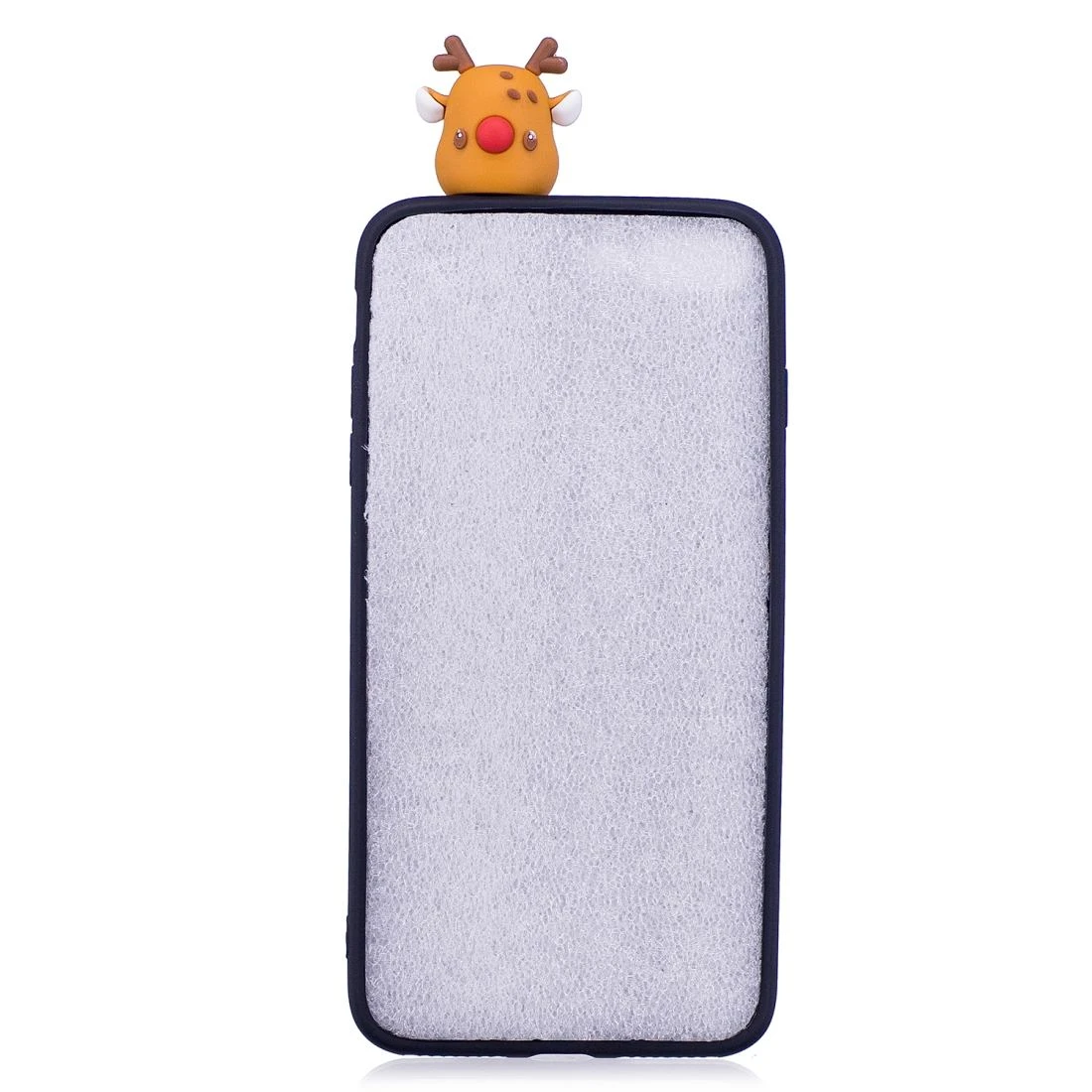 For IPhone XR Case Black 3D Christmas Elk Pattern TPU Protective Cover 5 For IPhone XR Case Black 3D Christmas Elk Pattern TPU Protective Cover - Image 3