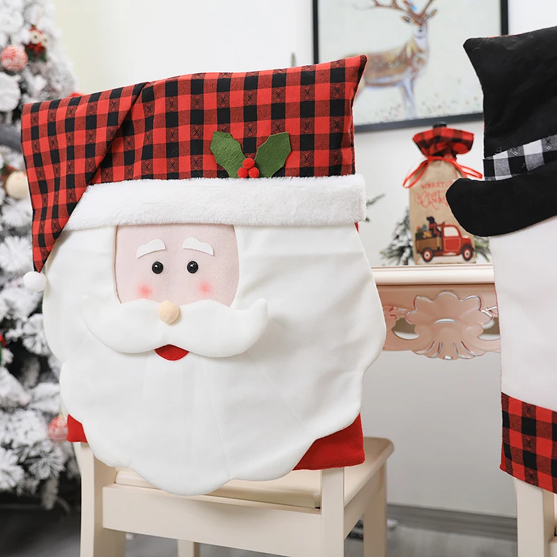 2 Pack Christmas Family Holiday Party Decorations Chair Cover Protector Seat Slipcovers 3 2 Pack Christmas Family Holiday Party Decorations Chair Cover Protector Seat Slipcovers